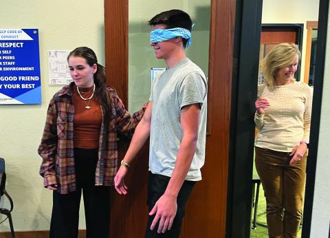 Students taking part in the Thrive 101 course learned “soft skills” through a series of individual and group exercises.