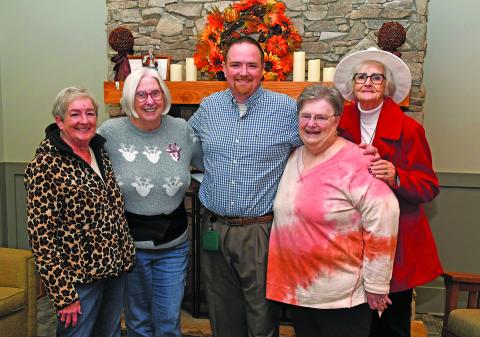 Jamie Davis (center), a Sylva native, is the new director of the Jackson County Department on Aging.