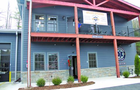 The new Glenville-Cashiers Rescue Squad building on US64 East opened on Saturday morning.