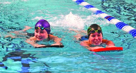 Swimmers flocked to the new Jackson County Aquatic Center for the grand opening event last week in Cullowhee.