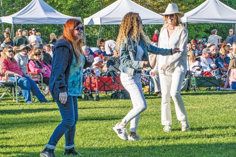 Groovin’ on the Green is in full swing at The Village Green in Cashiers. The next concert is scheduled for June 20 featuring Commordore Fox.