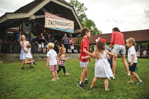 Put on your dancing shoes, pack a picnic and head out to the Village Greene for the Fireworks Extravaganze, July 3.