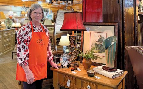 Gail Keck, has been volunteering at The Bazaar Barn since it was “a one day event.”
