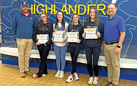 Highlands High School Athletes of the Month