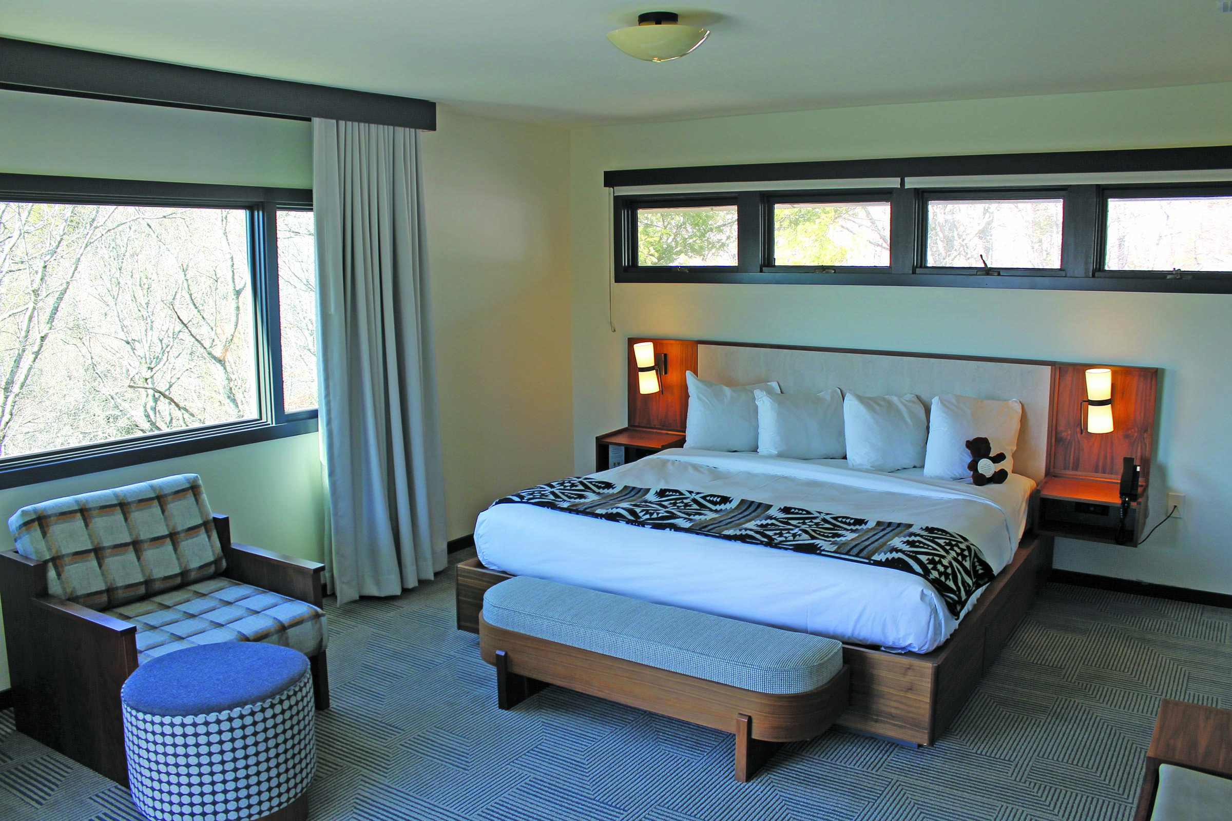 The "Honeymoon Suite" at Skyline Lodge Photo by Christopher Lugo/Staff