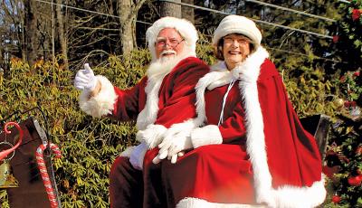 Santa and Mrs. Claus were the highlight of the Highlands Christmas Parade, which was held along Main Street on Saturday, Dec. 7.