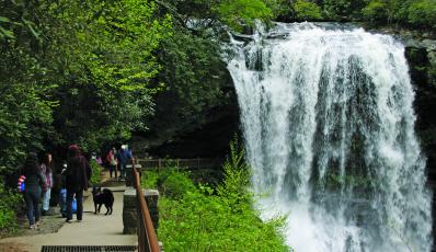 Visitors flocked to local trails and attractions, including Dry Falls, over the weekend following a relaxing of regulations related to COVID-19.