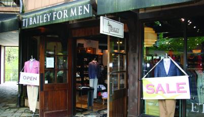 TJ Bailey For Men on Main Street reopened its doors on May 8.