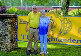 Dave Cashion and Mary Green were recently recognized for their contributions to Highlands School.