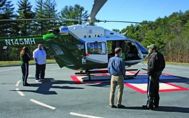 Hospital Corporation of America recently purchased a new Airbus helicopter to be used in the Mountain Area Medical Airlift program. The helicopter debuted in Highlands on Nov. 20.