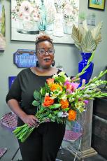 Danielle Hartsfield owns Crown Heritage Flowers