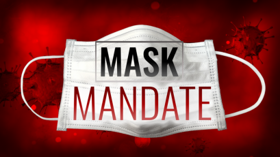 The need for a mask will be required as long as test positivity rate in the “RED” category per the CDC. The need for mask will be reevaluated weekly.