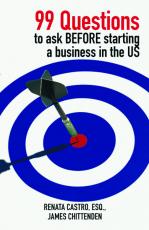 Submitted Photo 99 Questions to Ask BEFORE Starting a Business in the U.S. is available on Amazon in Kindle and paperback format.  