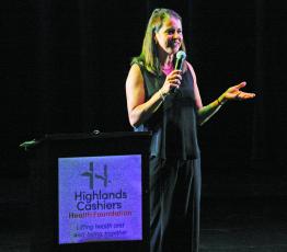 Hall of Fame basketball coach Joanne P. McCallie served as the keynote speaker at a community mental health event in Highlands.