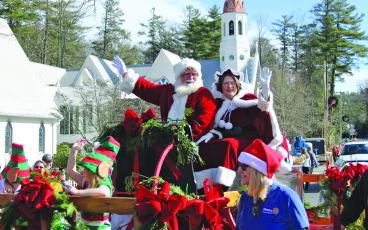 Santa and Mrs. Claus will be the stars of the show during the Highlands Christmas Parade, scheduled for 10:30 a.m. on Saturday.