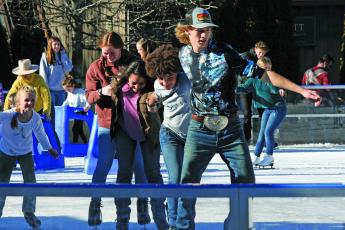 The Highlands ice skating rink at Kelsey-Hutchinson Founders Park is in the midst of what may be its busiest season ever.