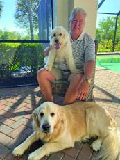 When he isn’t writing psychological thrillers, former Federal court judge and author Stephen McGuire enjoys spending time with his dogs. McGuire will speak at Hudson Library in Highlands on Wednesday, June 28.