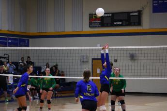 Highlands knocked off Blue Ridge 3-1 in a conference volleyball match.