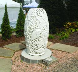 A sculpture dedicated to the memory of local potter Justin Allman has been installed at The Village Green in Cashiers.