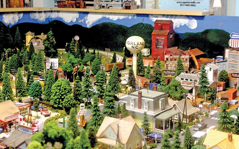Brian Stiehler’s train town of Highlands shares some similar traits to real-life Highlands.
