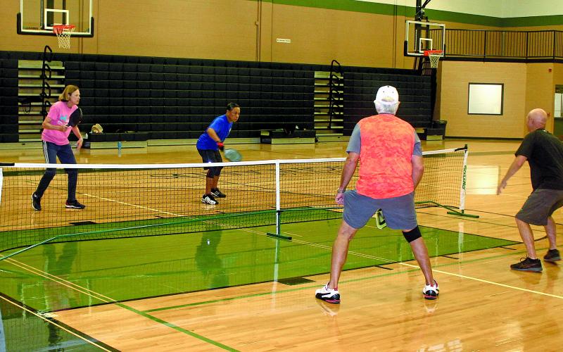 The Highlands Park and Recreation Department will reconfigure two tennis courts located at the rec center to six new pickleball courts, following approval by the town board.