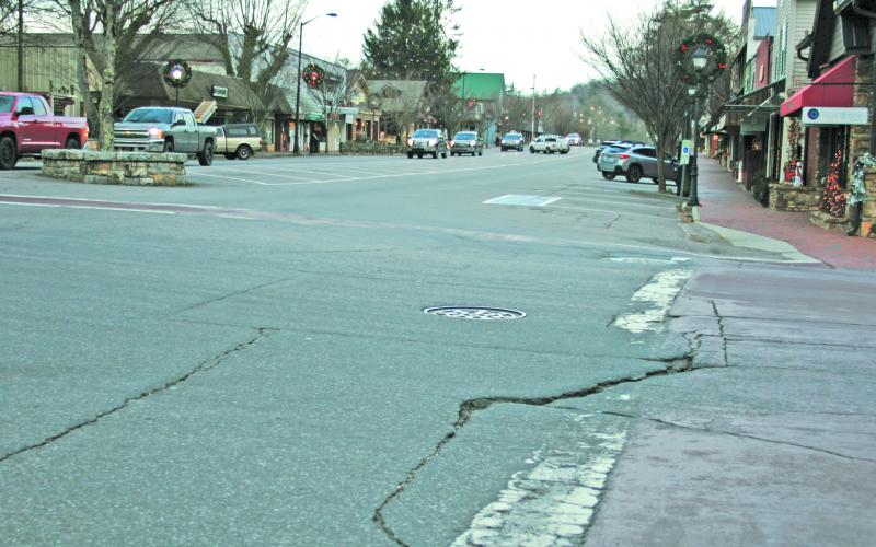 The intersection of Main Street and 4th Street will get a new look in 2021 when both streets are repaved by the NC Department of Transportation.