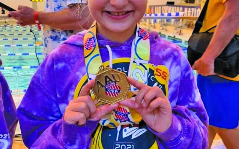 Lilliana Jandera Chambless brought home two gold medals, two bronze and 70 points