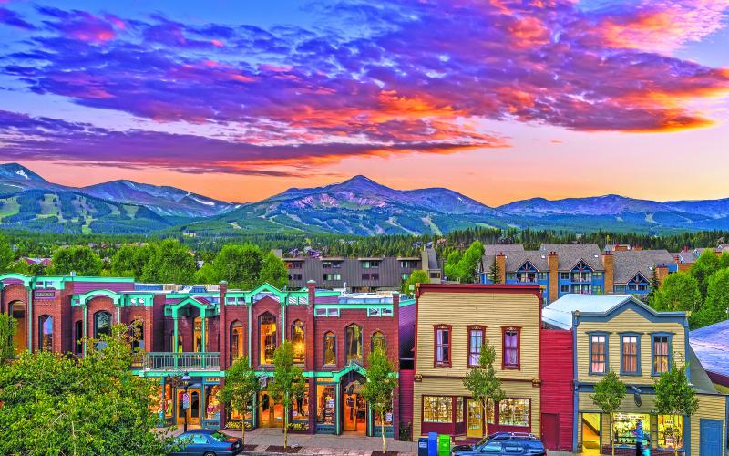 Photo by Jeff Andrew/Breckenridge Tourism Office Breckenridge, Colorado has a permanent population of 4,763 people.