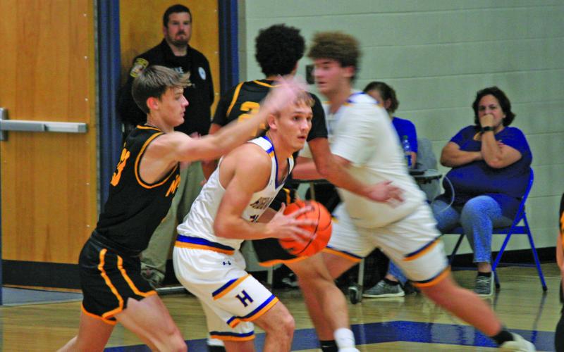 Highlands School hosted its annual Homecoming basketball games on Friday night when the Murphy Bulldogs came to town. Highlands won the girls game 38-24, but the Highlanders fell in the boys game 71-29.