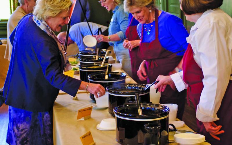 Bowls provided by The Bascom will be filled with soup in support of the Highlands Food Pantry.
