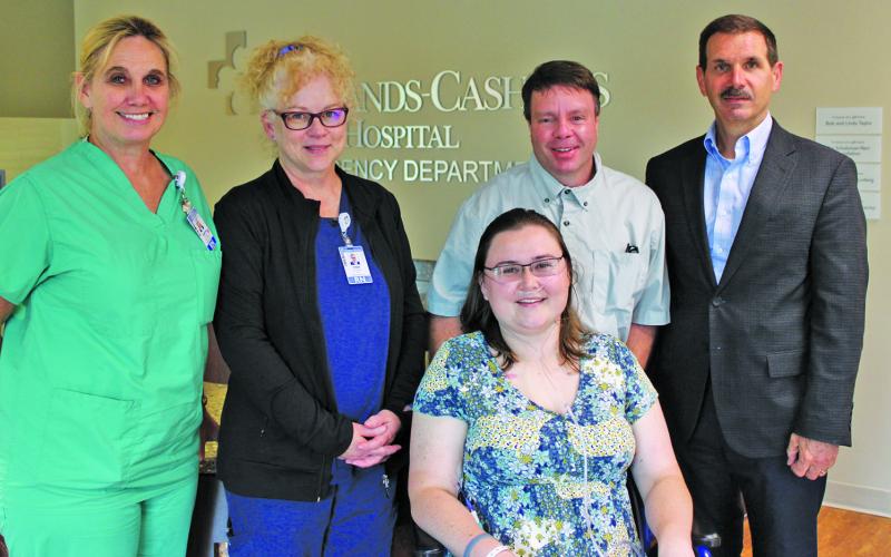 Jordan Vaughn credits the staff at Highlands Cashiers Hospital for helping her regain quality of life while battling dystonia.