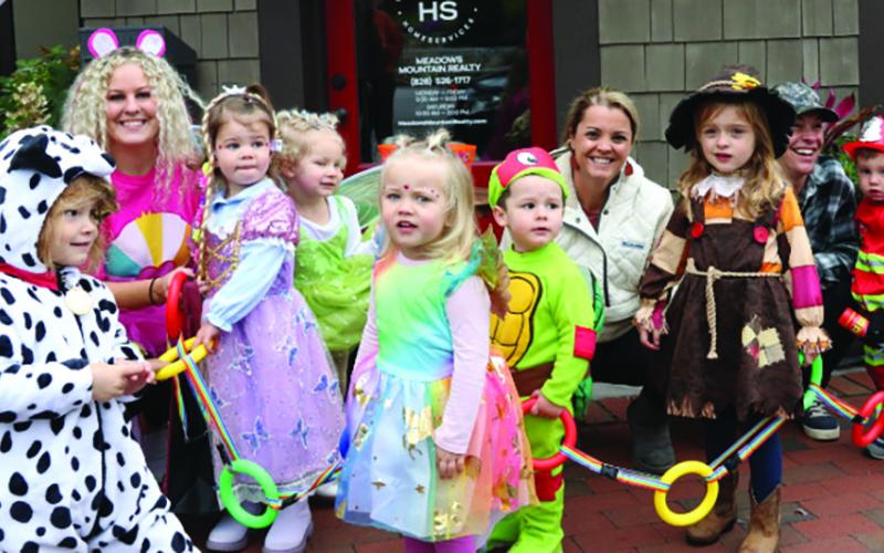 Students from the Highlands Community Child Development Center participated in Halloween festivities on Tuesday.