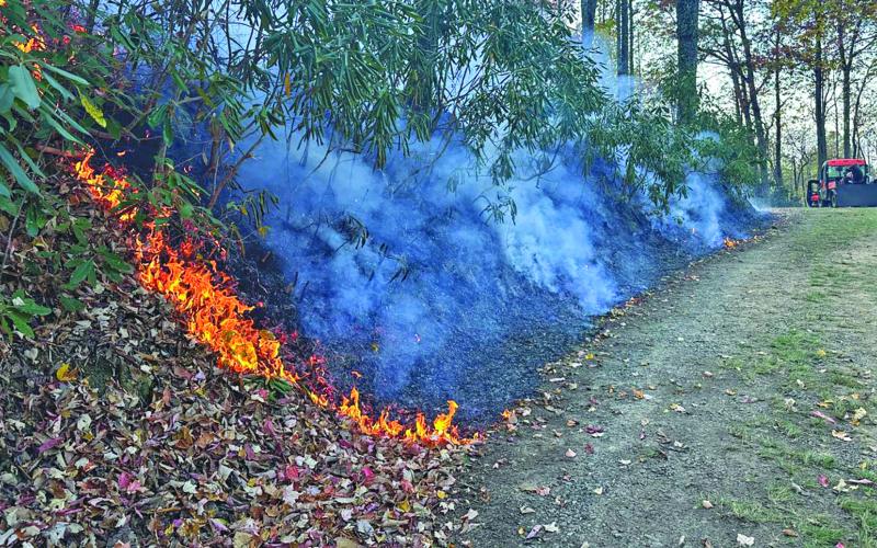 Crews from multiple departments and the NC Forest Service are battling wildfires in three counties across Western North Carolina as of Wednesday.