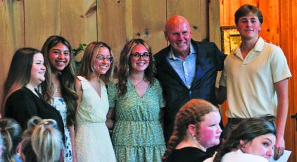 Students from Blue Ridge School were recognized during a scholarship dinner on May 8.
