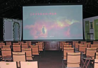 The film “Oppenheimer” was used to test the new movie theater system at the Highlands PAC. The plan is for the PAC to show recently released films.